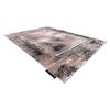 Alfombra De Luxe Moderna 634 Marco Vintage - Structural Gris / Rosado 180x270 Cm