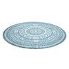 Alfombra Fun Napkin Servilleta Circulo - Azul  Circulo 100 Cm