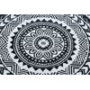 Alfombra Fun Napkin Servilleta Circulo - Negro Circulo 140 Cm