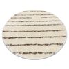 Alfombra Fluffy 2371 Circulo Shaggy Rayas - Crema / Beige Circulo 160 Cm