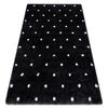 Alfombra Fluffy 2370 Shaggy Puntos - Antracita / Blanco 140x190 Cm