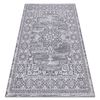 Alfombra De Cuerda Sisal Loft 21213 Ornamento Gris / Plateado / Marfil 140x200 Cm