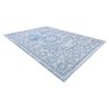 Alfombra De Cuerda Sisal Loft 21213 Ornamento Azul / Plateado / Marfil 120x170 Cm