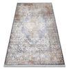 Alfombra Luce 80 Moderna Ornamento Vintage - Structural Gris / Mostaza 115x170 Cm