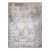 Alfombra Luce 80 Moderna Ornamento Vintage - Structural Gris / Mostaza 154x220 Cm