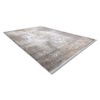 Alfombra Luce 80 Moderna Ornamento Vintage - Structural Gris / Mostaza 154x220 Cm