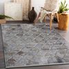 Alfombra Luce 75 Moderna Trébol Marroquí Vintage - Structural Gris / 77x150 Cm