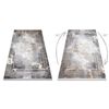 Alfombra Luce 77 Moderna Marco Vintage - Structural Gris / Mostaza 77x150 Cm