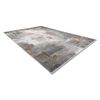 Alfombra Luce 77 Moderna Marco Vintage - Structural Gris / Mostaza 77x150 Cm