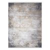 Alfombra Luce 84 Moderna Ornamento Vintage - Structural Gris / Mostaza 77x150 Cm