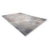 Alfombra Luce 84 Moderna Ornamento Vintage - Structural Gris / Mostaza 115x170 Cm