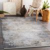 Alfombra Luce 84 Moderna Ornamento Vintage - Structural Gris / Mostaza 115x170 Cm