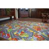 Alfombra Infantil Carreteras Big City Gris 100x200 Cm