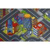 Alfombra Infantil Carreteras Big City Gris 100x200 Cm