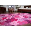 Alfombra Infantil Puzle Violeta 250x350 Cm