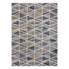 Alfombra Moderna Mundo D7891 Diamantes, Triangulos 3d Exterior Gris /  140x190 Cm