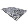 Alfombra Moderna Mundo E0561 Diamantes, Zigzag 3d Exterior Azul / Beig 180x270 Cm