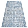 Alfombra Structural Sole D3732 - Azteca, Diamantes Tejido Plano Azul / 120x170 Cm