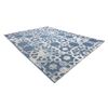 Alfombra Structural Sole D3881 - Ornamento Tejido Plano Azul / Beige 120x170 Cm