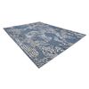 Alfombra Structural Sole D3841 - Hexágonos Tejido Plano Azul / Beige 120x170 Cm