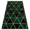 Alfombra Emerald Exclusivo 1020 Glamour, Elegante Mármol, Triangulos  160x220 Cm