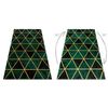 Alfombra Emerald Exclusivo 1020 Glamour, Elegante Mármol, Triangulos  160x220 Cm