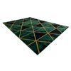 Alfombra Emerald Exclusivo 1020 Glamour, Elegante Mármol, Triangulos  160x220 Cm