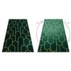 Alfombra Emerald Exclusivo 1021 Glamour, Elegante Art Deco, Botella Ve 160x220 Cm