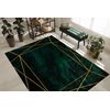 Alfombra Emerald Exclusivo 1022 Glamour, Elegante Geométrico, Mármol 160x220 Cm