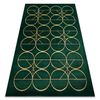 Alfombra Emerald Exclusivo 1010 Glamour, Elegante Circulos Botella Ver 160x220 Cm