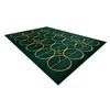 Alfombra Emerald Exclusivo 1010 Glamour, Elegante Circulos Botella Ver 160x220 Cm