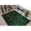 Alfombra Emerald Exclusivo 1010 Glamour, Elegante Circulos Botella Ver 160x220 Cm