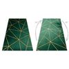 Alfombra Emerald Exclusivo 1013 Glamour, Elegante Geométrico Botella  160x220 Cm