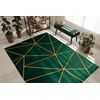 Alfombra Emerald Exclusivo 1013 Glamour, Elegante Geométrico Botella  160x220 Cm