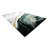 Alfombra Emerald Exclusivo 1017 Glamour, Elegante Mármol Botella Verd 160x220 Cm