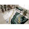 Alfombra Emerald Exclusivo 1017 Glamour, Elegante Mármol Botella Verd 160x220 Cm