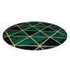 Alfombra Emerald Exclusivo 1020 Circulo - Glamour, Elegante Mármol, T Circulo 120 Cm