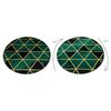 Alfombra Emerald Exclusivo 1020 Circulo - Glamour, Elegante Mármol, T Circulo 160 Cm
