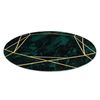 Alfombra Emerald Exclusivo 1022 Circulo - Glamour, Elegante Mármol, G Circulo 120 Cm