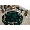 Alfombra Emerald Exclusivo 1022 Circulo - Glamour, Elegante Mármol, G Circulo 120 Cm