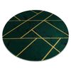 Alfombra Emerald Exclusivo 1012 Circulo - Glamour, Elegante Mármol, G Circulo 120 Cm