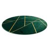 Alfombra Emerald Exclusivo 1012 Circulo - Glamour, Elegante Mármol, G Circulo 160 Cm
