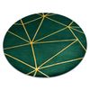 Alfombra Emerald Exclusivo 1013 Circulo - Glamour, Elegante Geométric Circulo 120 Cm