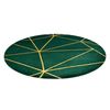 Alfombra Emerald Exclusivo 1013 Circulo - Glamour, Elegante Geométric Circulo 120 Cm