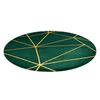 Alfombra Emerald Exclusivo 1013 Circulo - Glamour, Elegante Geométric Circulo 160 Cm