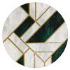 Alfombra Emerald Exclusivo 1015 Circulo - Glamour, Elegante Mármol, G Circulo 160 Cm