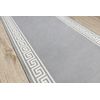 Alfombra De Pasillo Bcf Morad Grek Griego Gris 80 Cm 80x580 Cm