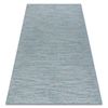 Alfombra Sisal Patio 3075 Diamantes Tejido Plano - Turquesa 78x150 Cm