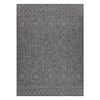 Alfombra Sisal Patio 3077 Boho Tejido Plano - Negro 117x170 Cm