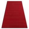 Alfombra Con Refuerzo De Goma Rumba 1974 Un Solo Color Burdeos, Rojo 200x200 Cm